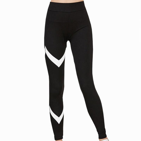 Gym Clothes: Arrow Print Leggings