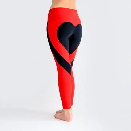 LoveFit Heart-Shaped Yoga Leggings