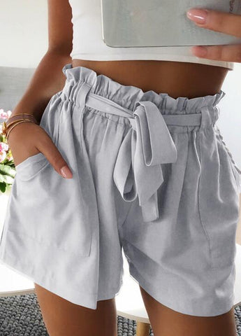 Fashionable Belted Shorts